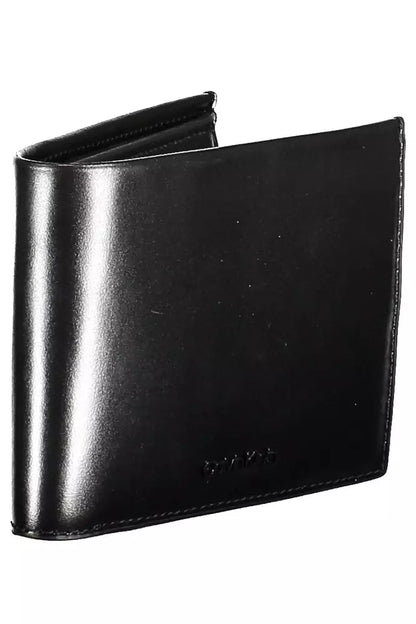 Black Leather Men Wallet - The Luxe Alliance