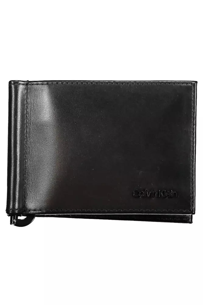 Black Leather Men Wallet - The Luxe Alliance