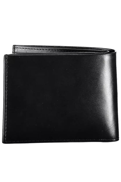 Black Leather Men Wallet - The Luxe Alliance