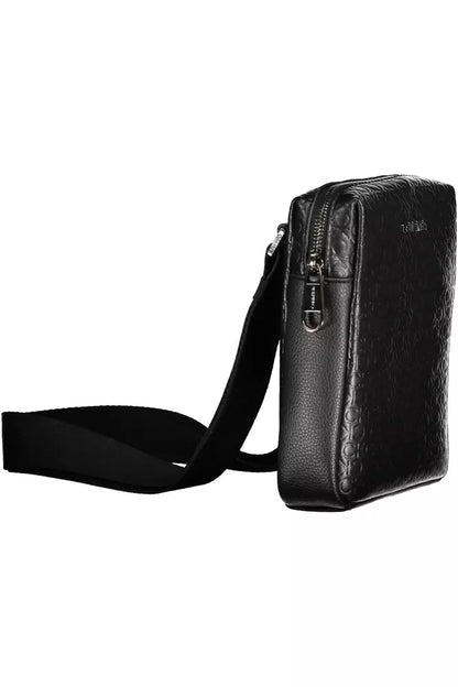  - Black Polyester Men Shoulder Bag