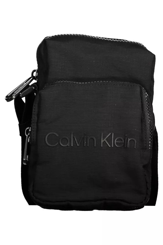 Black Nylon Men Shoulder Bag - The Luxe Alliance