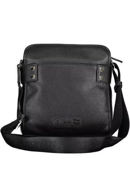  - Black Polyethylene Men Shoulder Bag