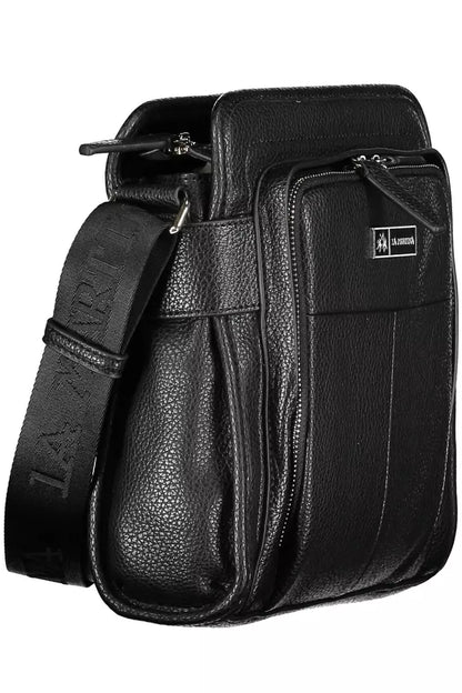  - Black Polyethylene Men Shoulder Bag