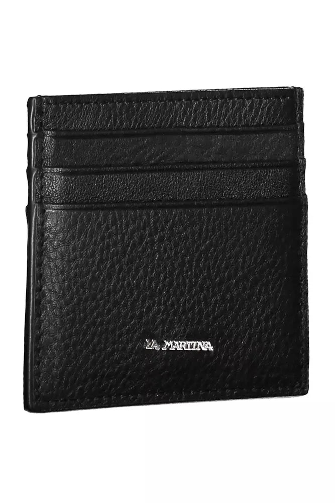  - Black Leather Men Wallet