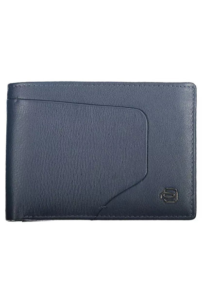  - Blue Leather Men Wallet