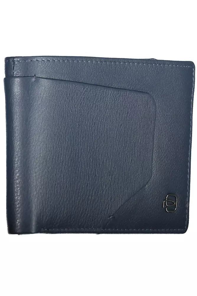  - Blue Leather Men Wallet