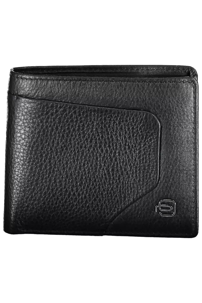  - Black Leather Men Wallet