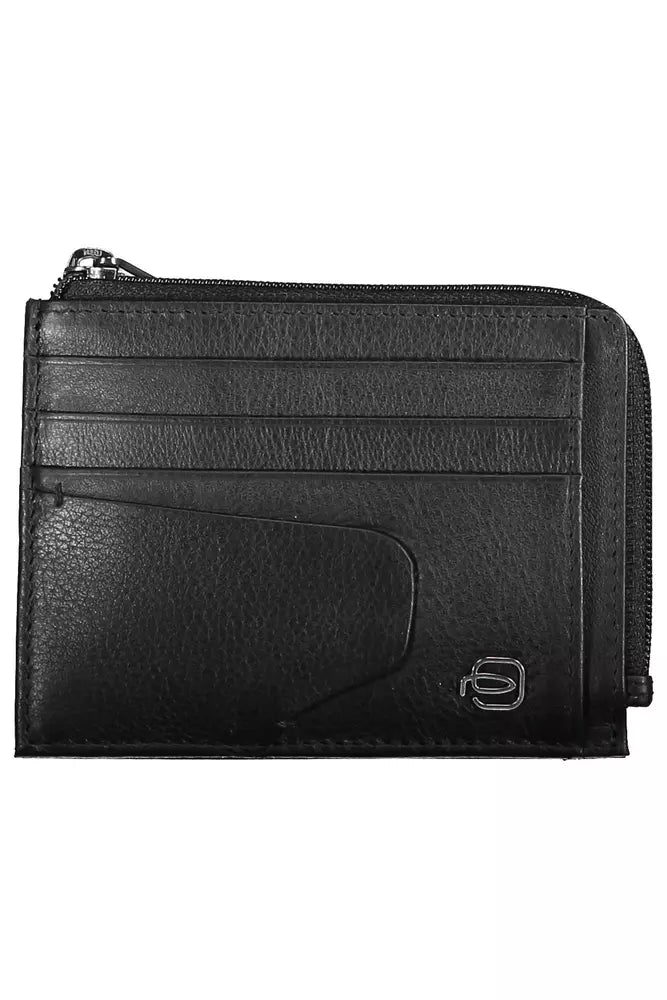  - Black Leather Men Wallet