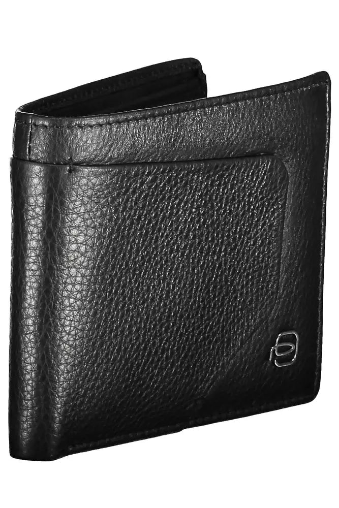  - Black Leather Men Wallet