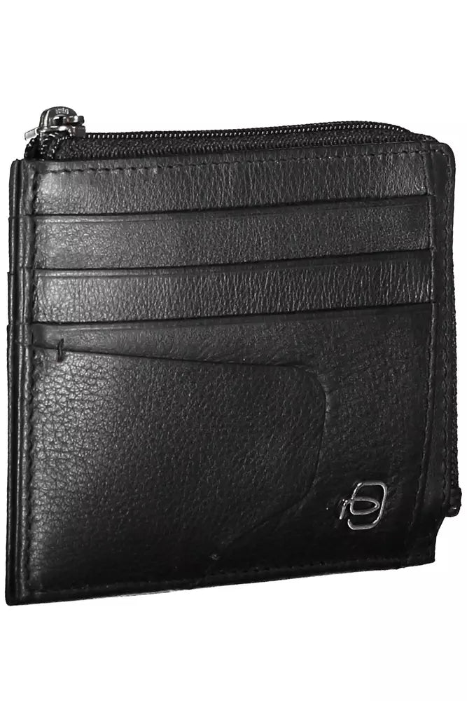  - Black Leather Men Wallet