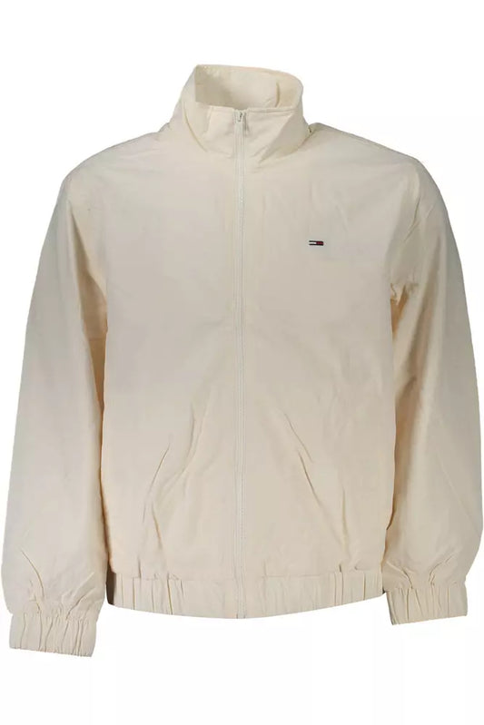  - White Polyamide Men Jacket