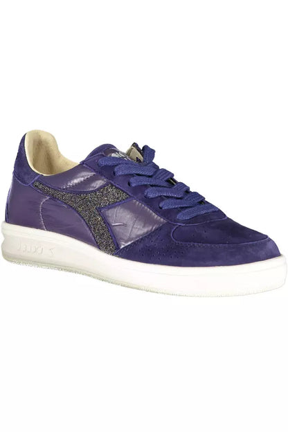  - Blue Leather Women Sneaker