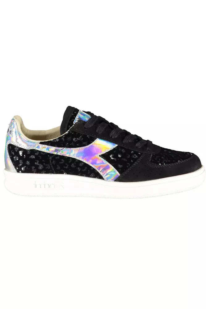  - Black Leather Womens Sneaker