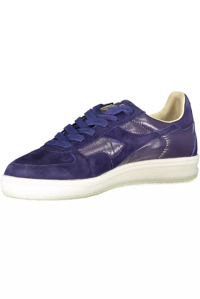  - Blue Leather Women Sneaker