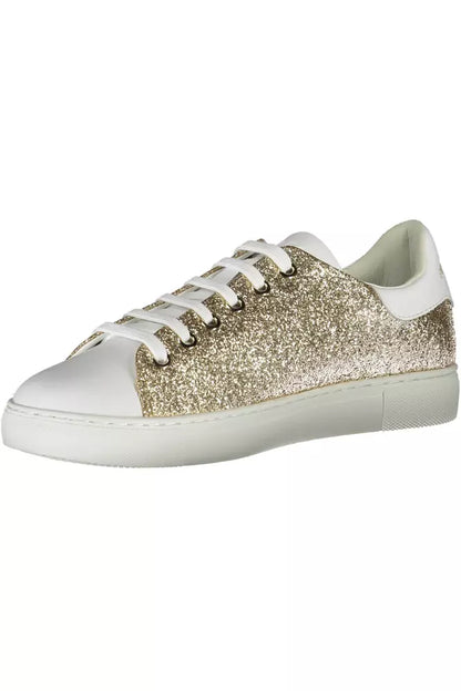  - Gold Polyester Women Sneaker