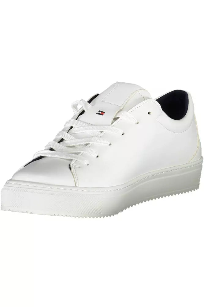 White Synthetic Women Sneaker - The Luxe Alliance