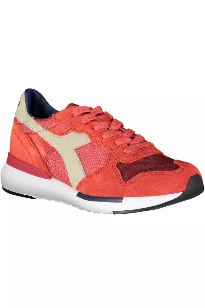  - Red Leather Women Sneaker