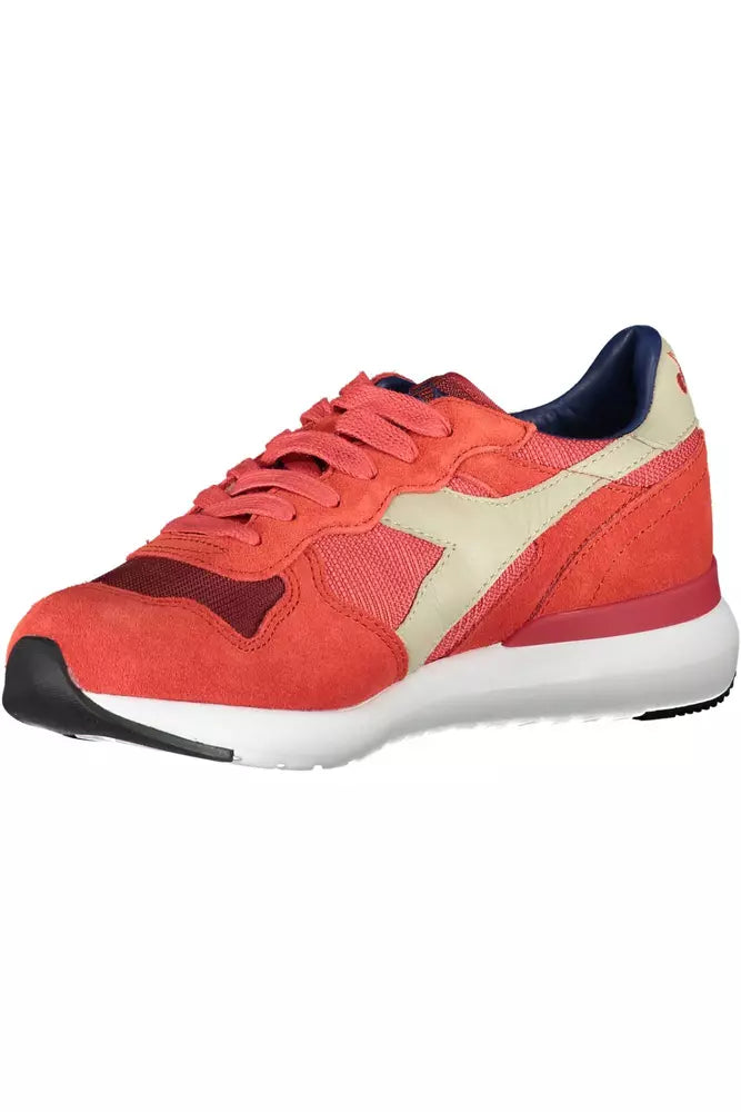  - Red Leather Women Sneaker