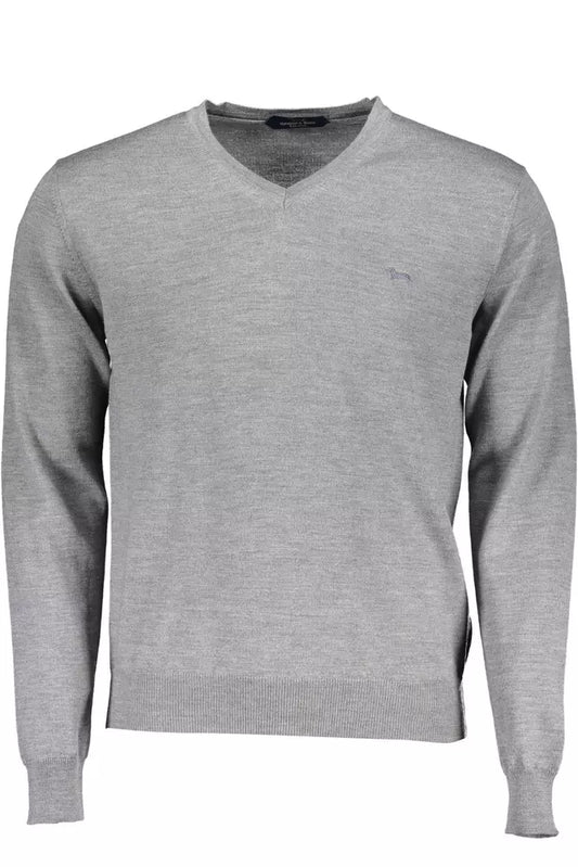  - Gray Wool Men Sweater