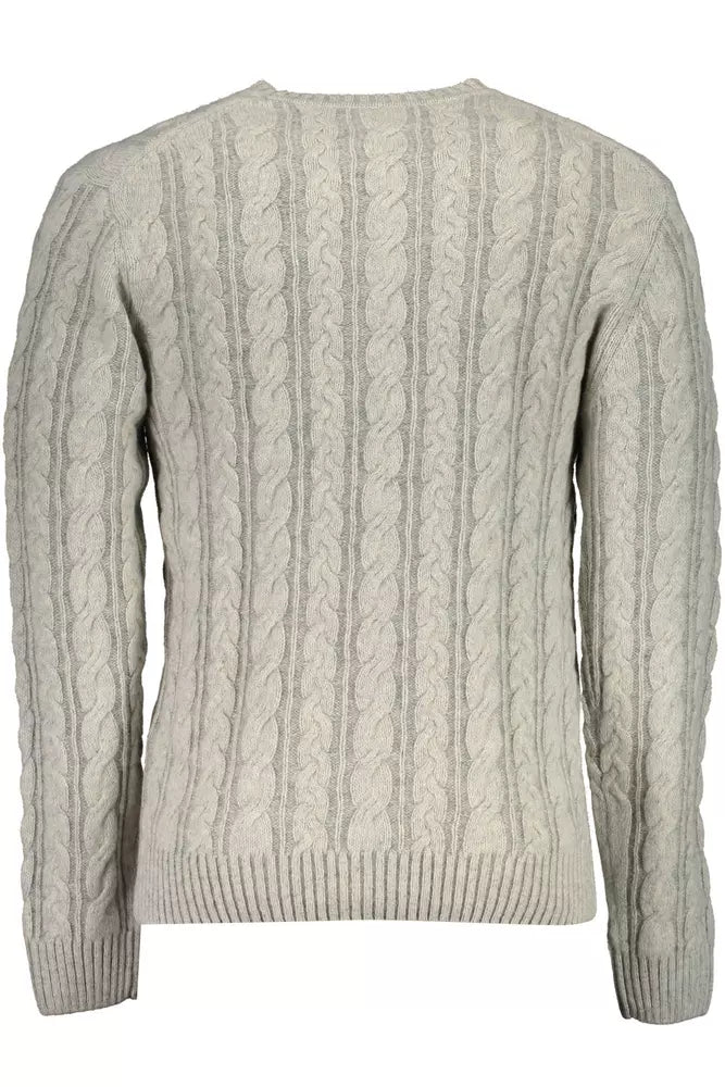  - Gray Wool Men Sweater