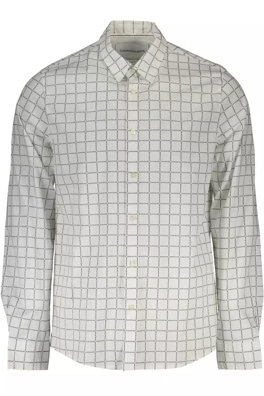 White Cotton Men Shirt - The Luxe Alliance