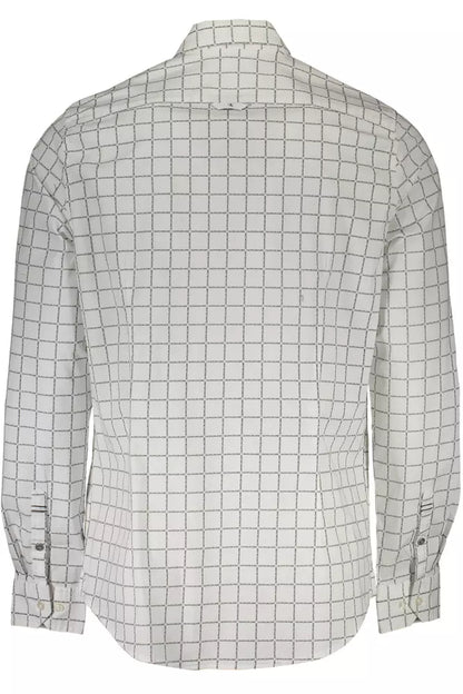 White Cotton Men Shirt - The Luxe Alliance