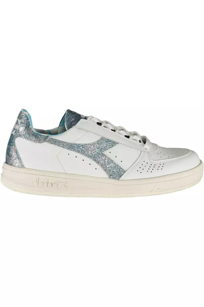  - White Leather Women Sneaker