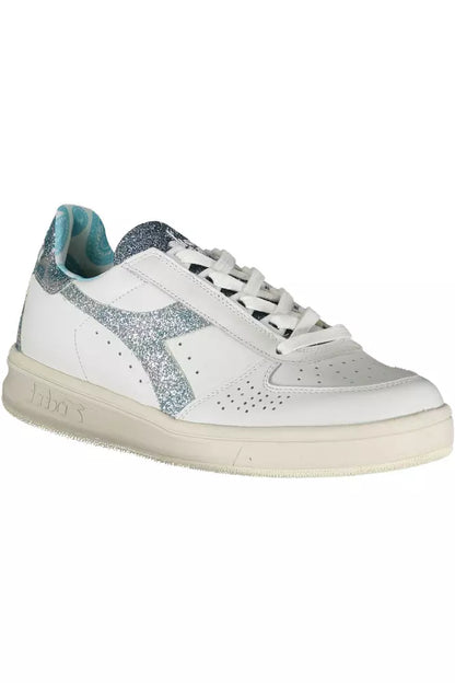  - White Leather Women Sneaker