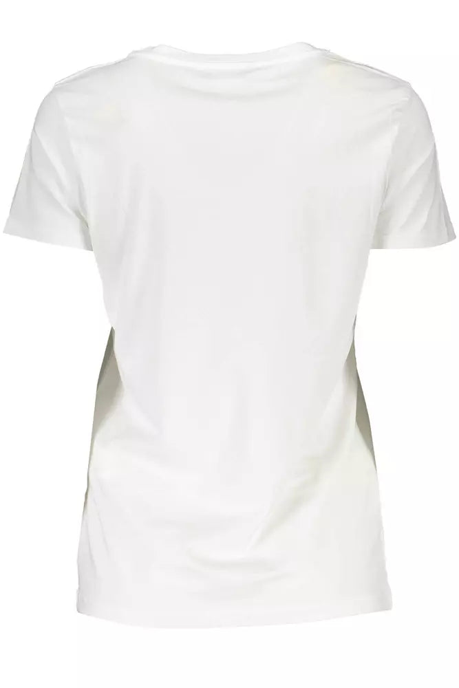  - White Cotton Women Top