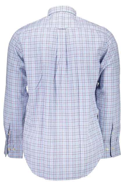  - Light Blue Cotton Men Shirt