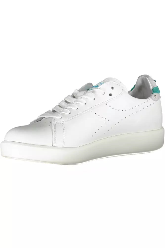  - White Leather Women Sneaker