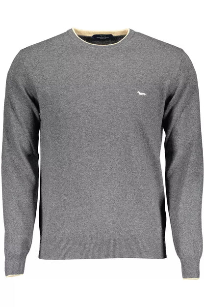 Gray Wool Men Sweater - The Luxe Alliance