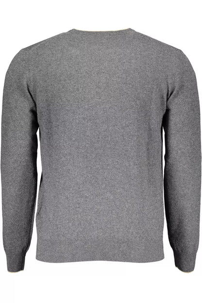 Gray Wool Men Sweater - The Luxe Alliance