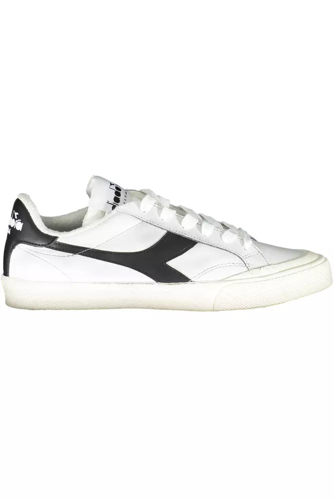  - White Leather Women Sneaker