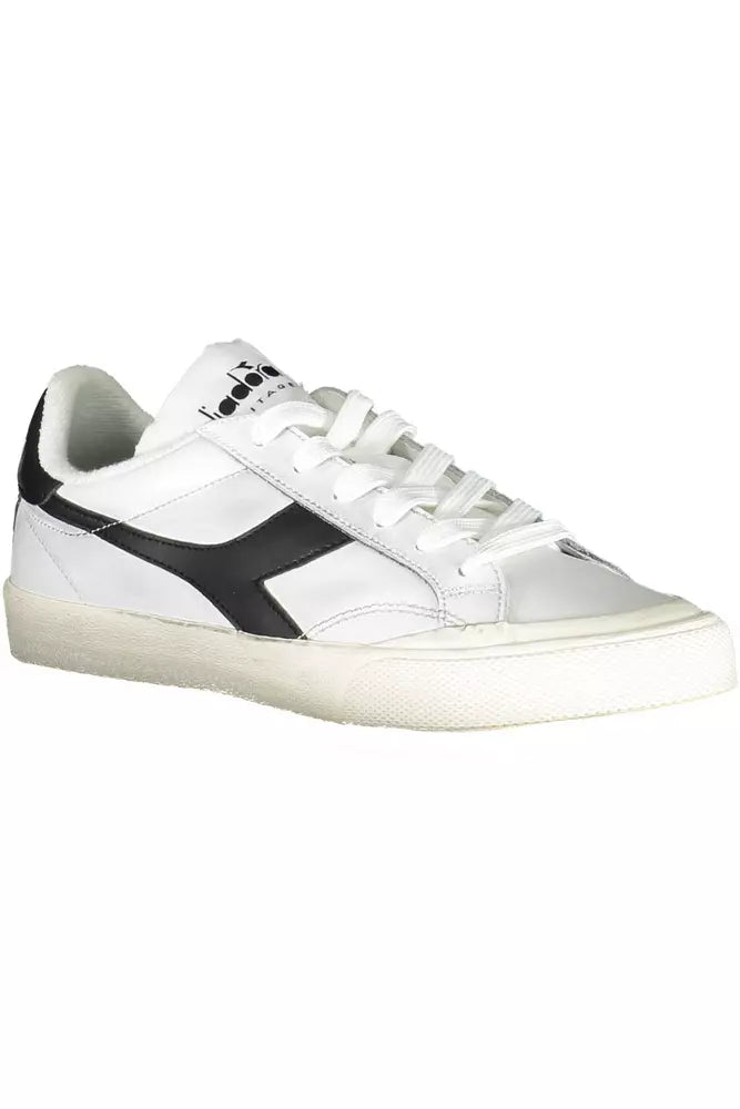  - White Leather Women Sneaker