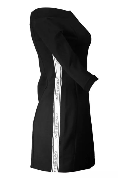 Black Polyester Women Dress - The Luxe Alliance