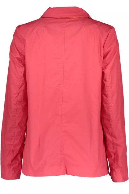  - Red Cotton Women Jacket