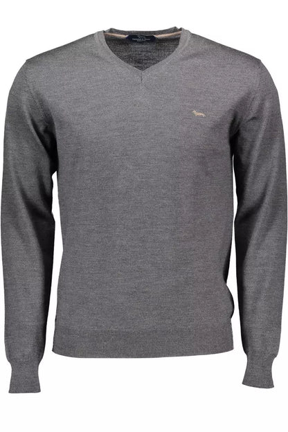 Gray Wool Men Sweater - The Luxe Alliance