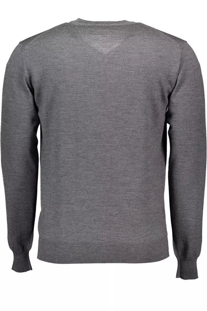 Gray Wool Men Sweater - The Luxe Alliance