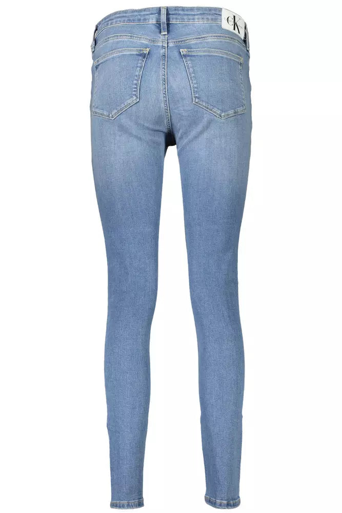  - Light Blue Cotton Women Jeans