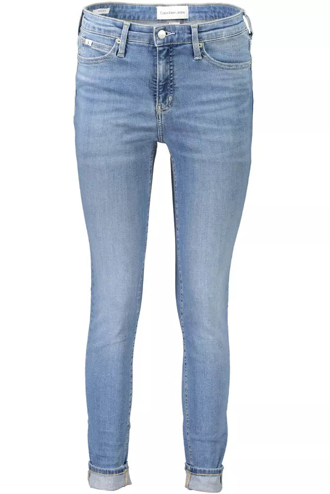  - Light Blue Cotton Women Jeans