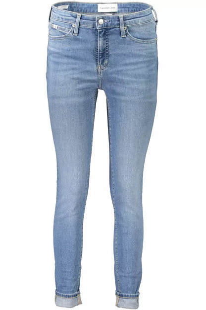  - Light Blue Cotton Women Jeans