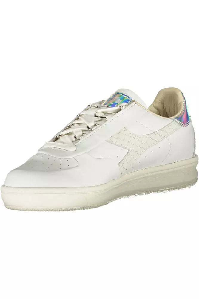  - White Leather Women Sneaker