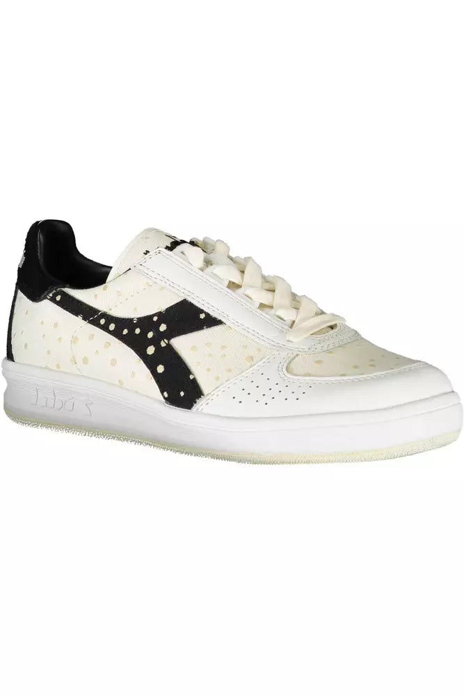  - White Leather Women Sneaker