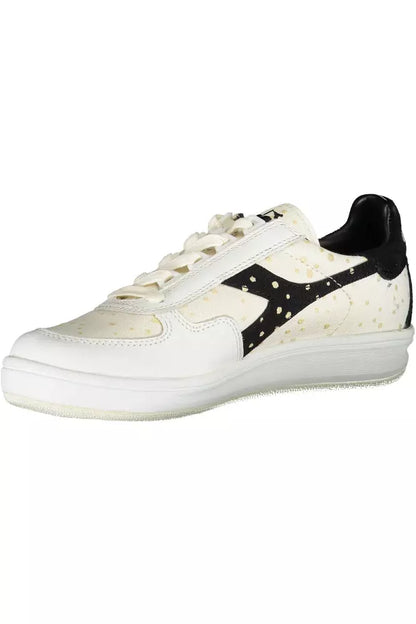  - White Leather Women Sneaker