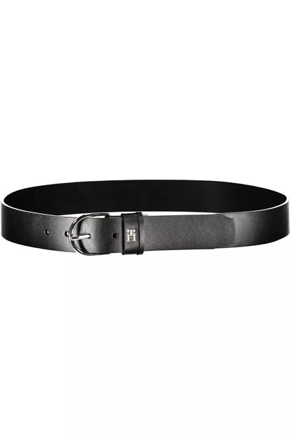  - Black Leather Women Belt