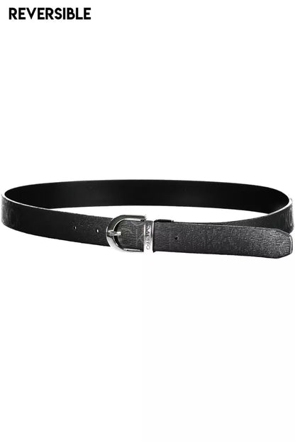  - Black Polyester Women Belt