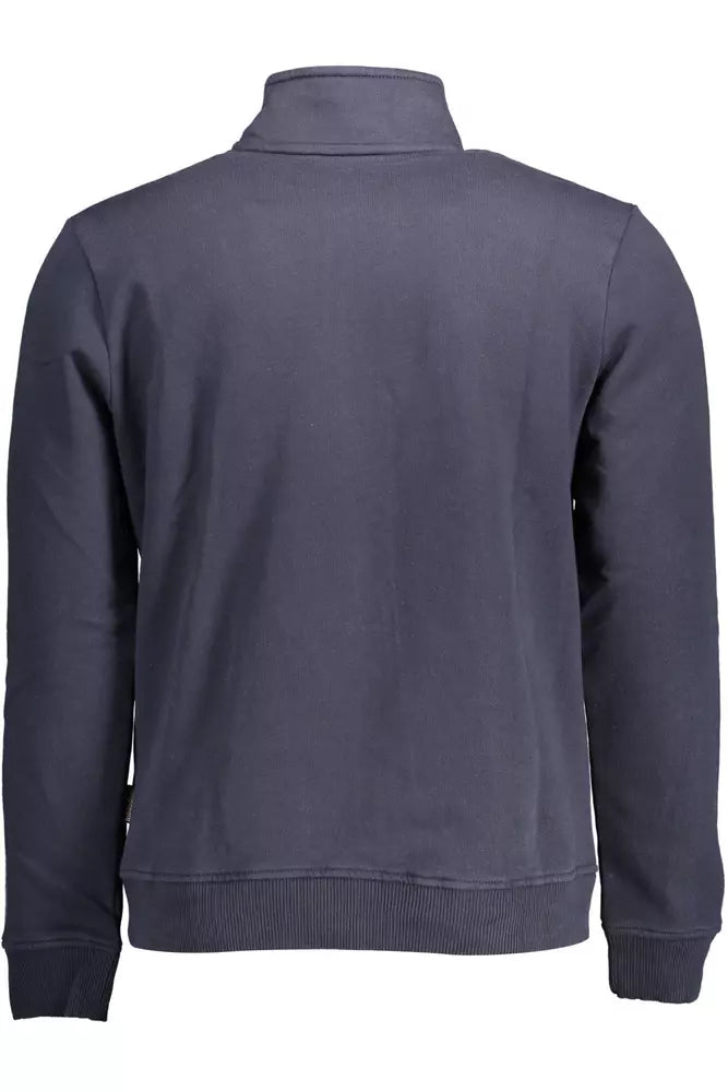  - Blue Cotton Men Sweater