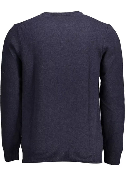  - Blue Wool Men Sweater