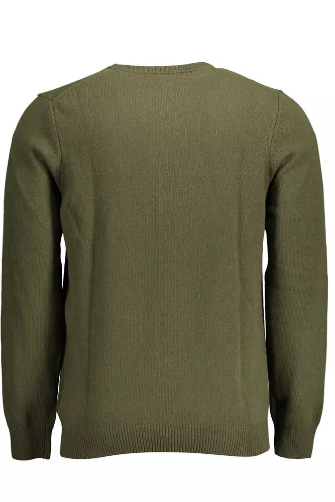  - Green Wool Men Sweater